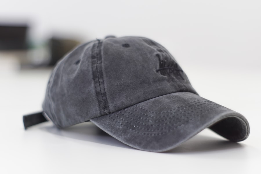 Blue baseball cap