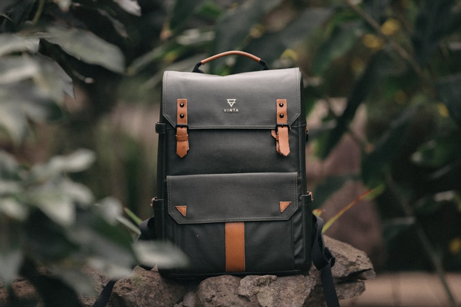 Leather briefcase