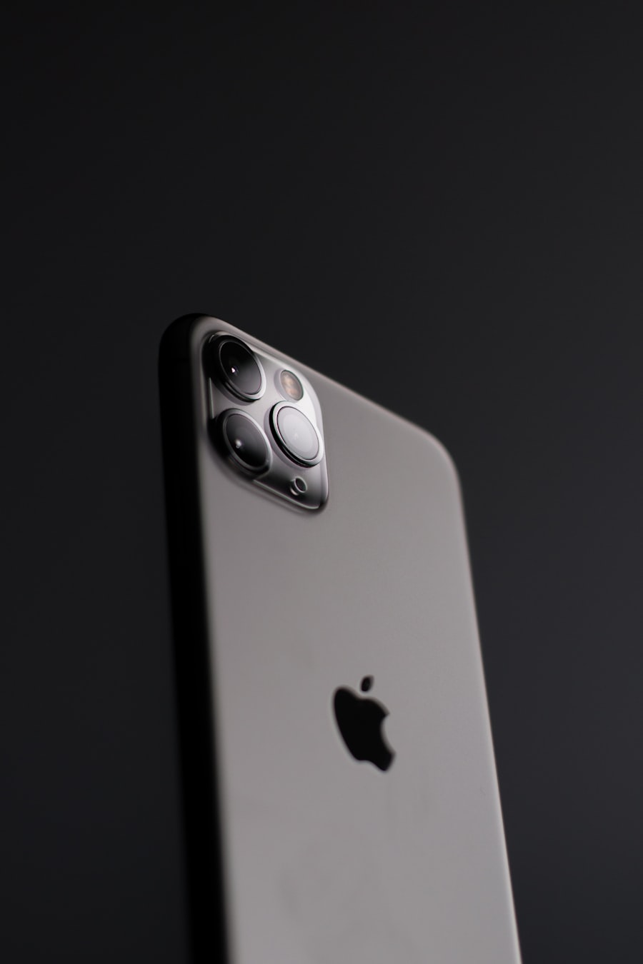 iPhone with cracked screen protector